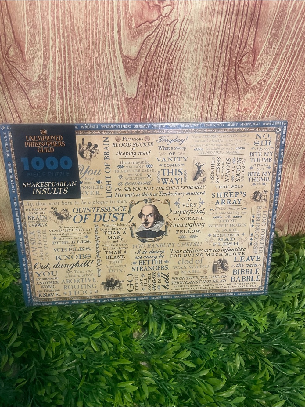 Shakespearean Insults 1000-Piece Puzzle